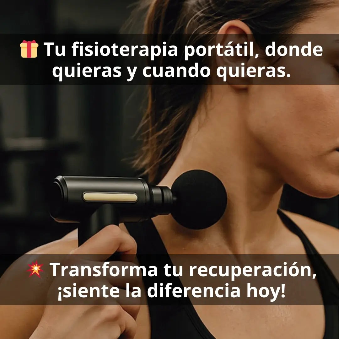 Pistola De Masaje Muscular Inalámbrica