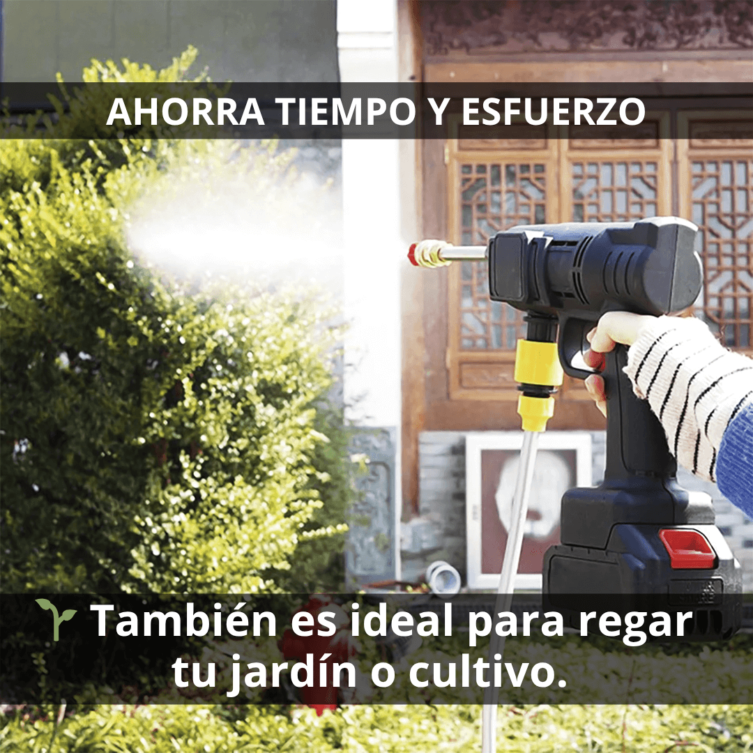 Hidrolavadora Portátil con 2 Baterías de 48v