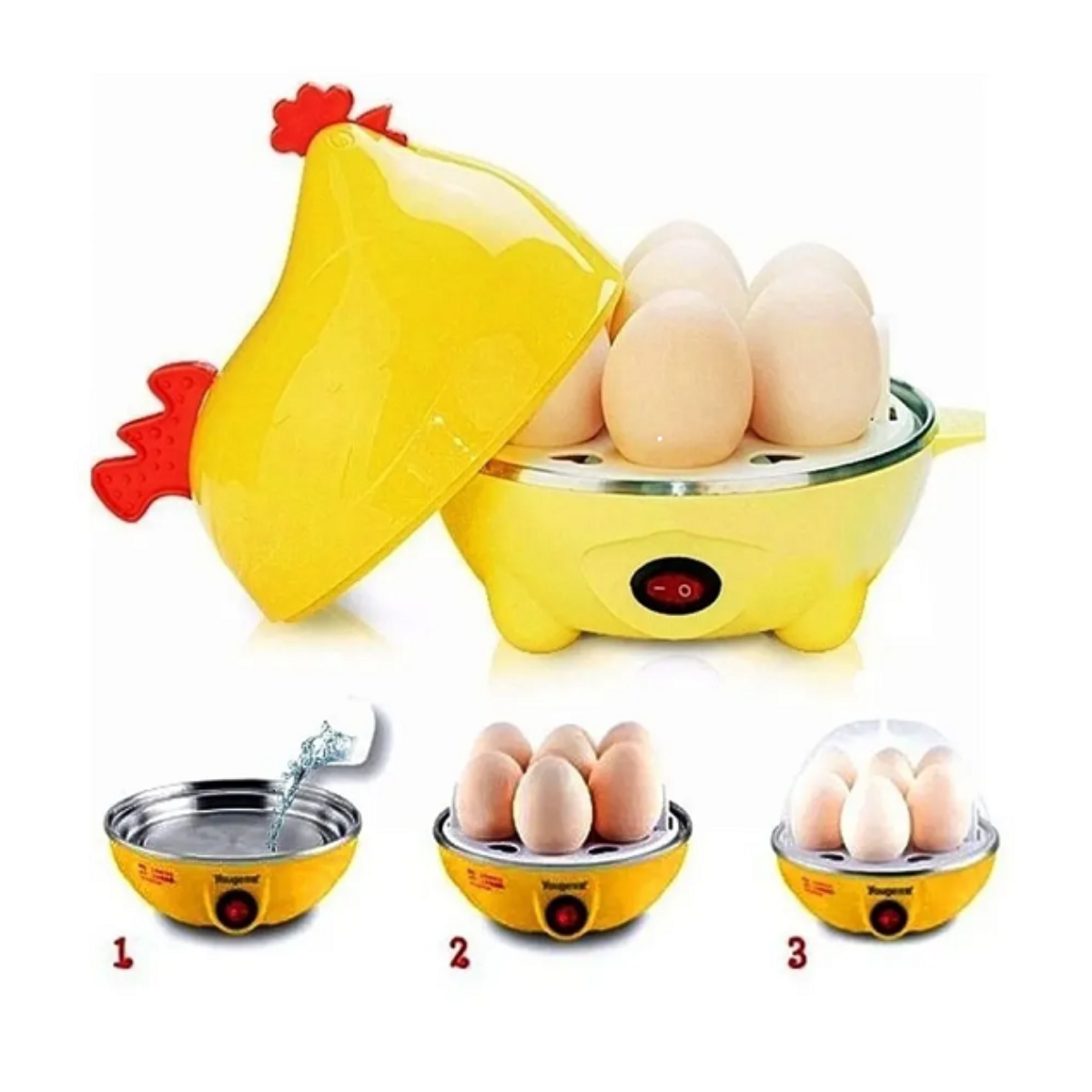 Olla Eléctrica Para Cocer Huevos