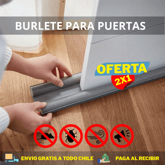 Burlete Aislante Para Puertas 2x1