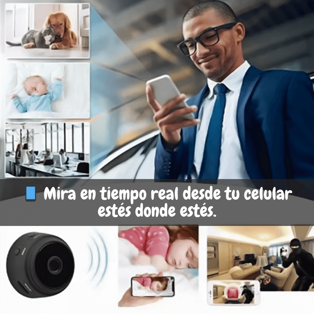 Mini Cámara Espía HD Wifi x3