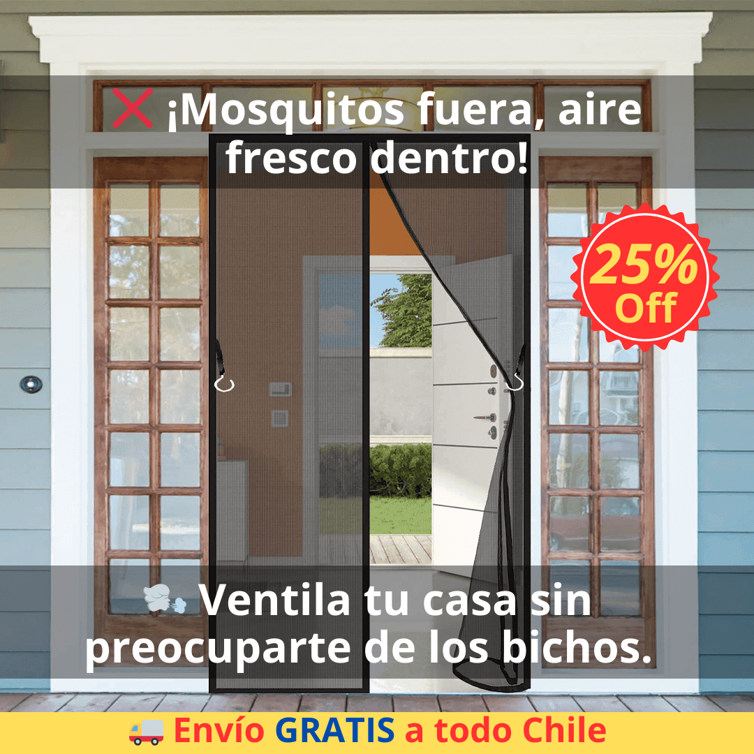 Malla Magnética Anti Mosquitos Para Puerta
