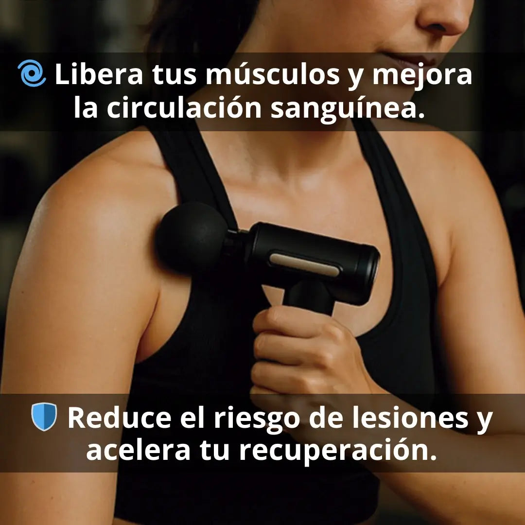Pistola De Masaje Muscular Inalámbrica