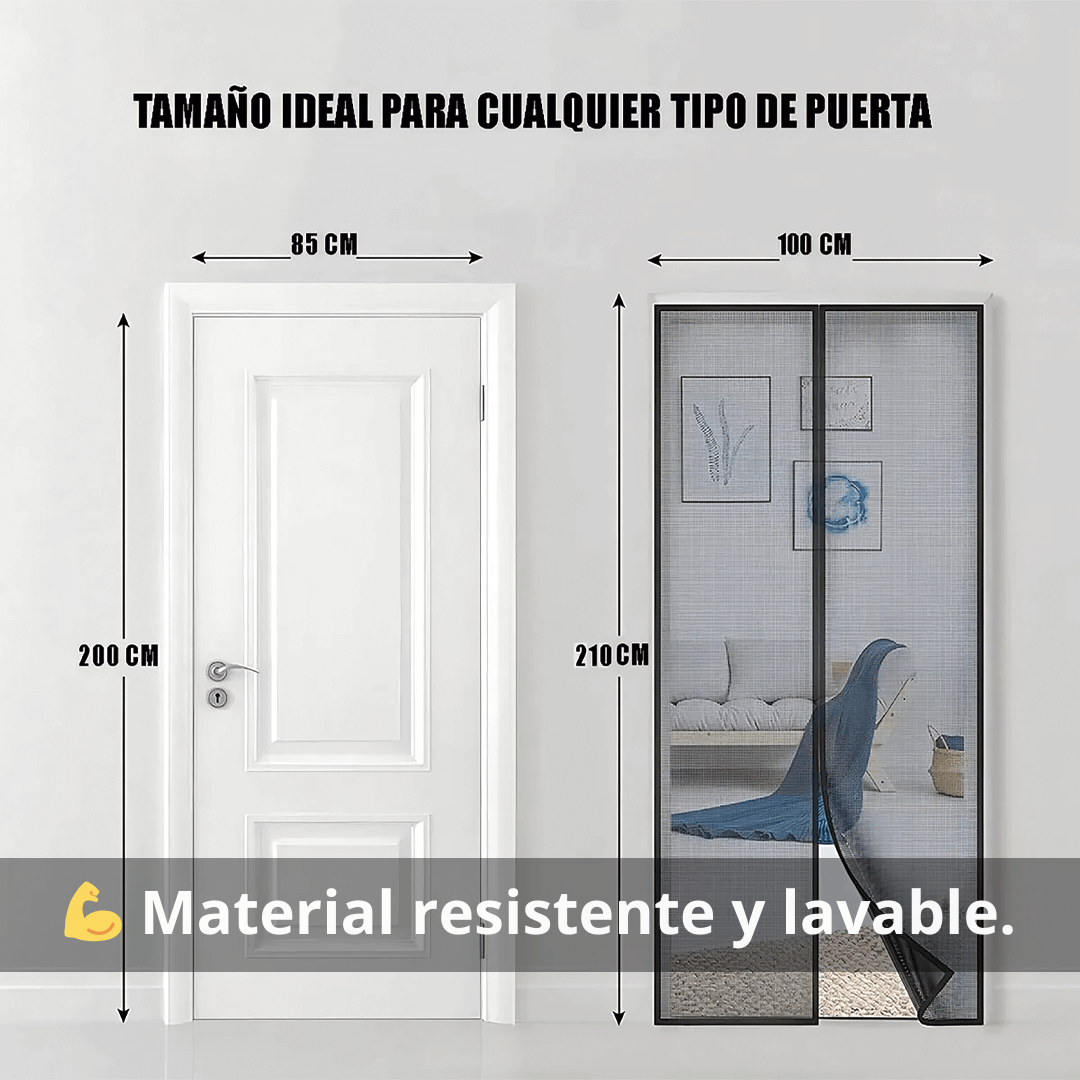 Malla Magnética Anti Mosquitos Para Puerta