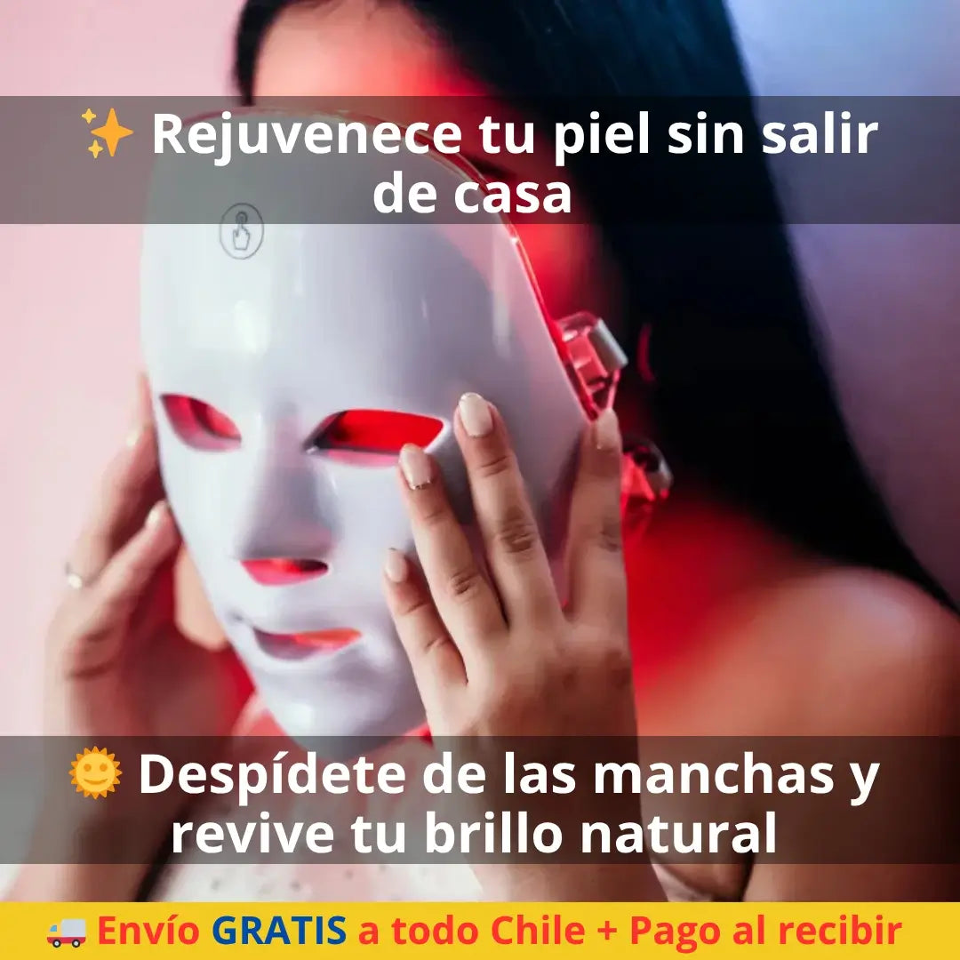 Máscara de Belleza Led de 7 Colores