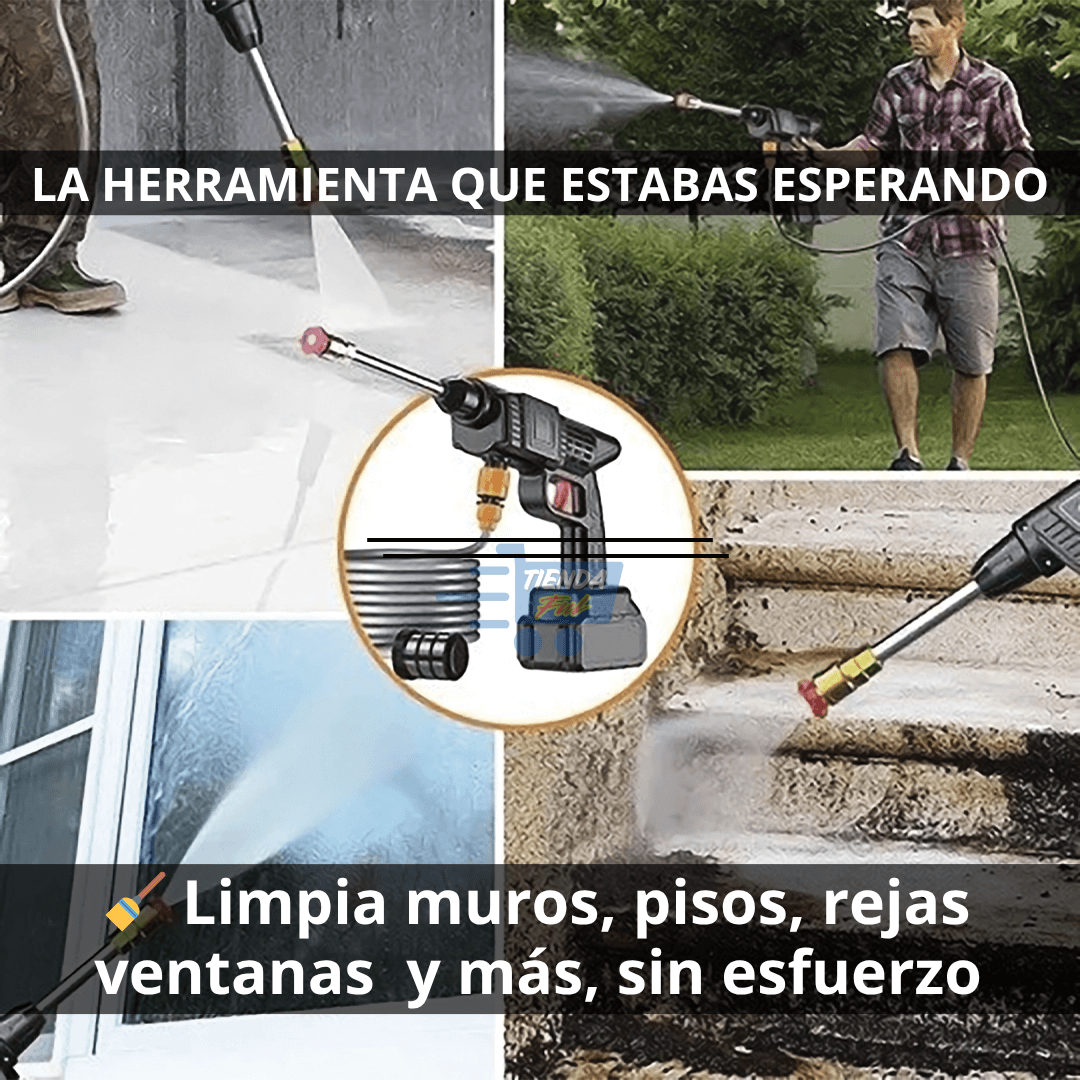 Hidrolavadora Portátil con 2 Baterías de 48v