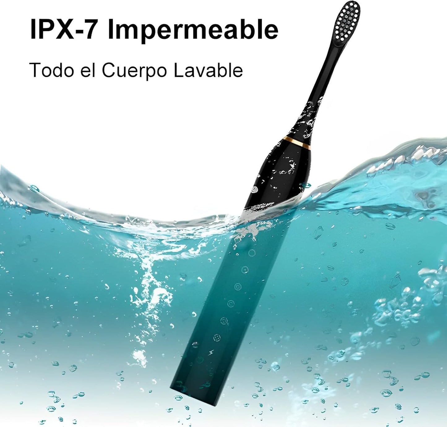 Cepillo Dental Eléctrico, Sónico, Recargable