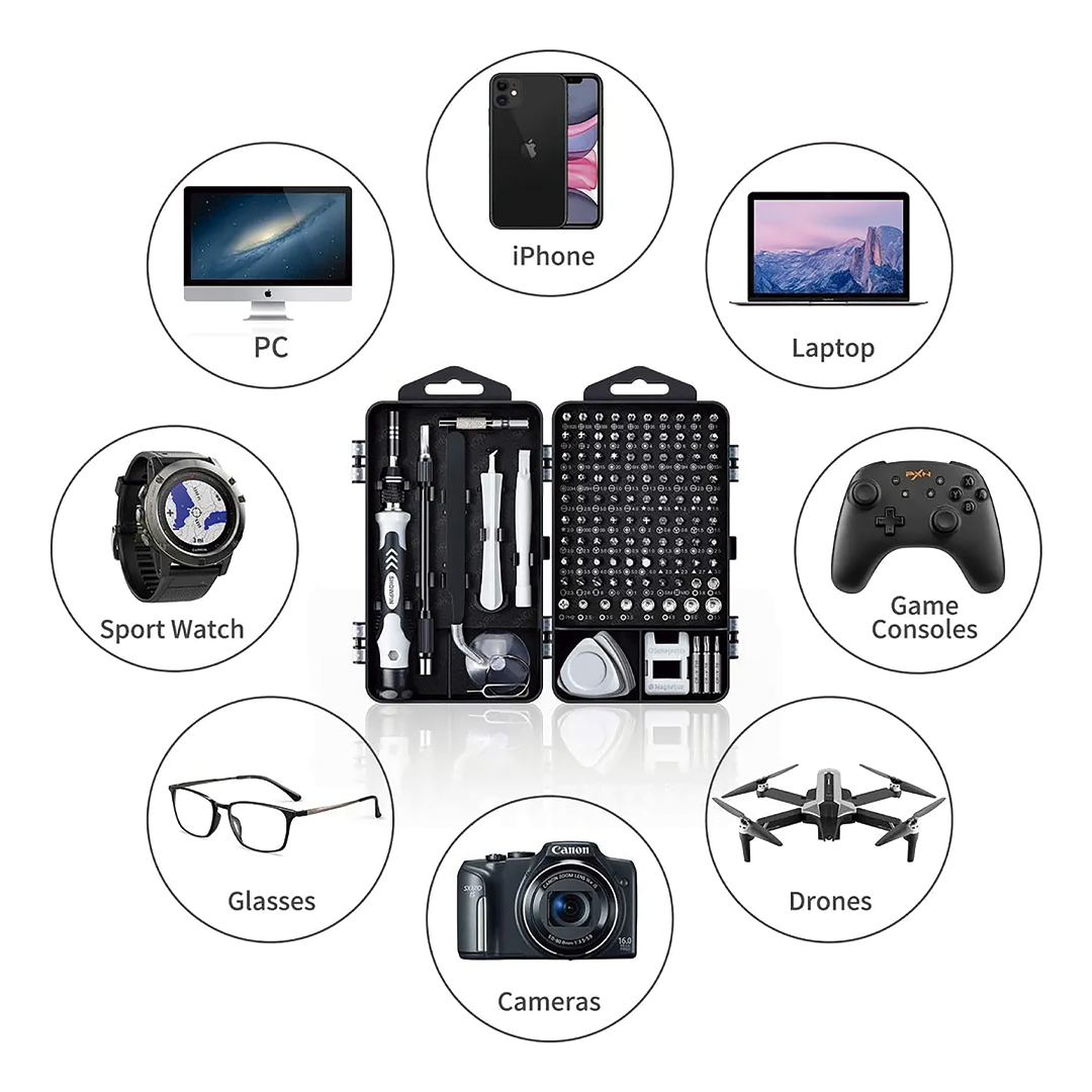 Kit Destornilladores De Precisión 115 Pcs En 1