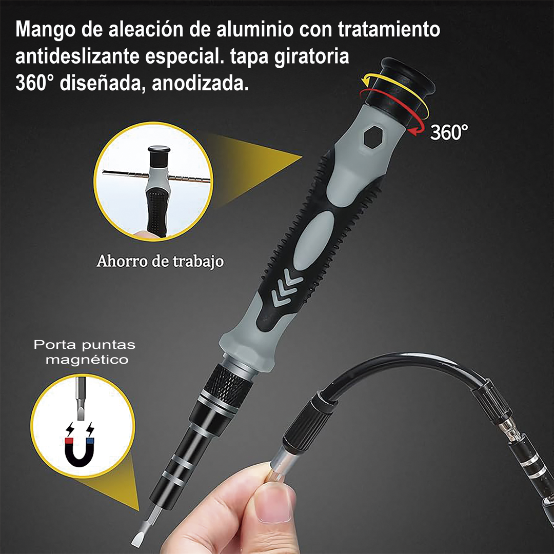Kit Destornilladores De Precisión 115 Pcs En 1