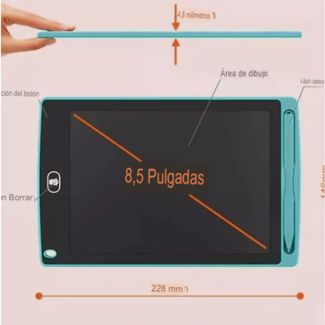 Pack Tableta LCD Infantil X2 Unidades